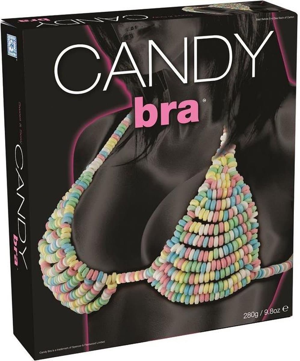 Candy bra - snoep bh - fetish - bondage - eetbare bh - 280 gram / sex / erotiek toys — afbeelding 1