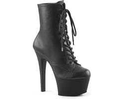 Pleaser - ASPIRE-1020 Plateau Laarzen, Paaldans schoenen - Paaldans schoenen - 39 Shoes - Zwart