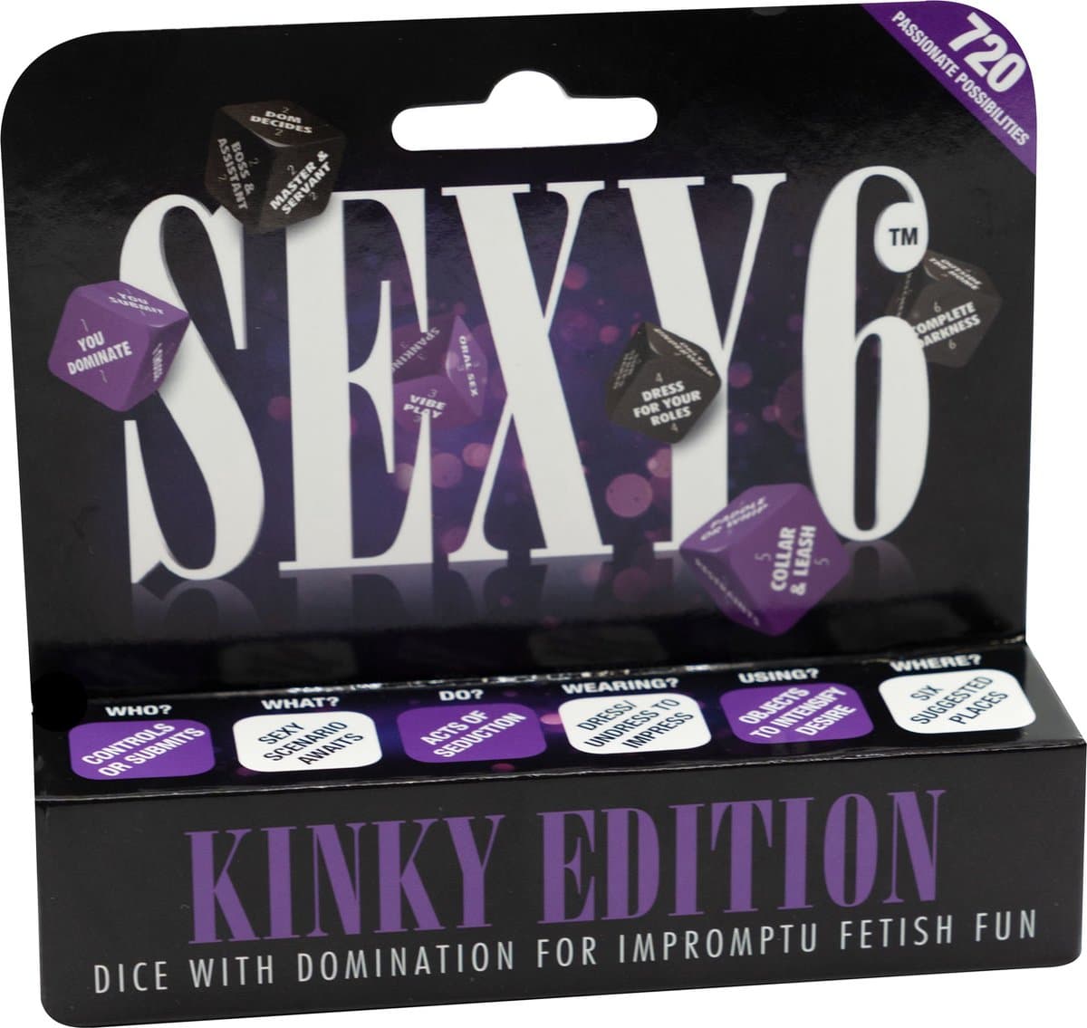 Adult Games - Sexy 6 Dice - Sexy Kinky Dice — afbeelding 1