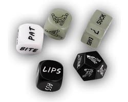 Sex dobbelstenen spel 6 stuks