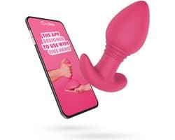 EasyConnect - EasyToys - Vibrerende Buttplug Axel via App - Koppel Vibrator - Buttplugs - Sex Toys voor Vrouwen - Vibrators voor Vrouwen - Sex Toys voor Mannen - Sex Toys - Vibrator - Vibrator voor Koppels - Roze