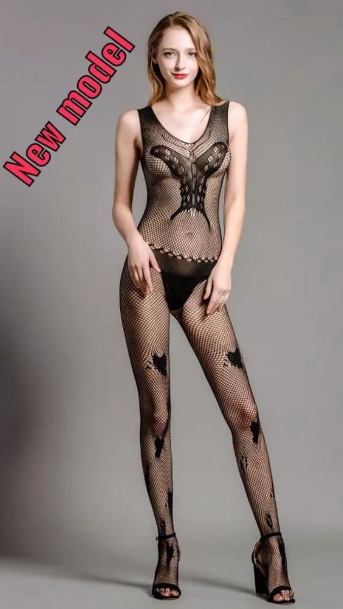 Sexy open Bodystocking "NEW MODEL" Vlinder Erotische Body Panty, Sexy Catsuit met Open Kruisje.Ook voor leuk Cadeau. — afbeelding 1