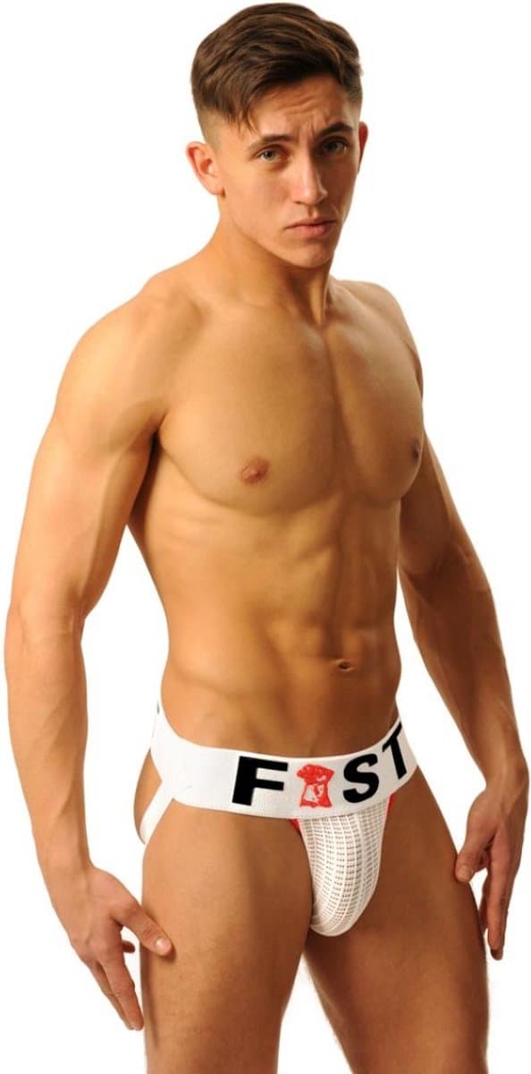 Fist Logo Jockstrap wit maat XL — afbeelding 1
