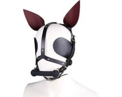 vscnovelty® - BDSM - Paarden Masker - PU leer - zwart
