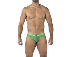Cut4Men - Hybrid Cheeky Mesh Herenslip - Neon Groen - Maat L