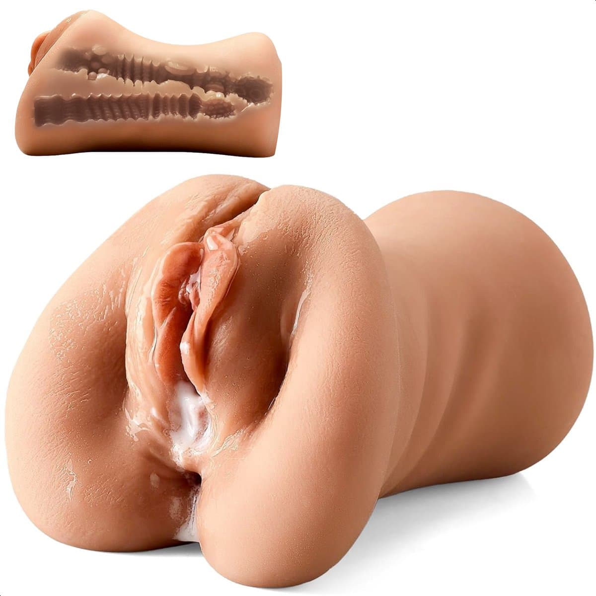 Jespro Realistische Latina Pocket Pussy - Kunstvagina - Sex Toys voor Mannen - Masturbator - Blowjob Simulator - Nep Vagina - Voor Heren - Stroker - Seksspeeltjes - Erotiek - Zelf aftrekken — afbeelding 1