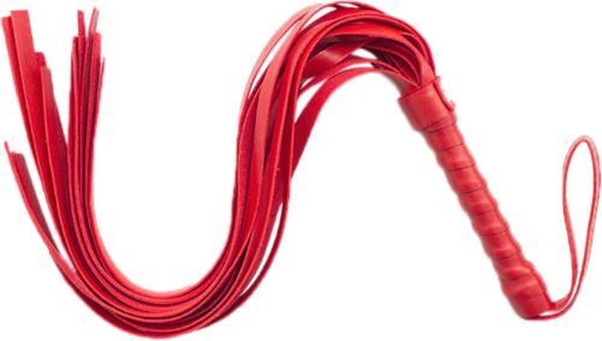 Erotische Zweep – BDSM – Seks zweep – Bondage – Sm zweepje – Polyurethaan - Rood — afbeelding 1