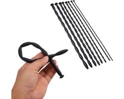 Dilator Set 8-Delig – Siliconen Penisplug Sounding Set – Urethrale Dilator 3-10mm – Voor Beginners & Gevorderden