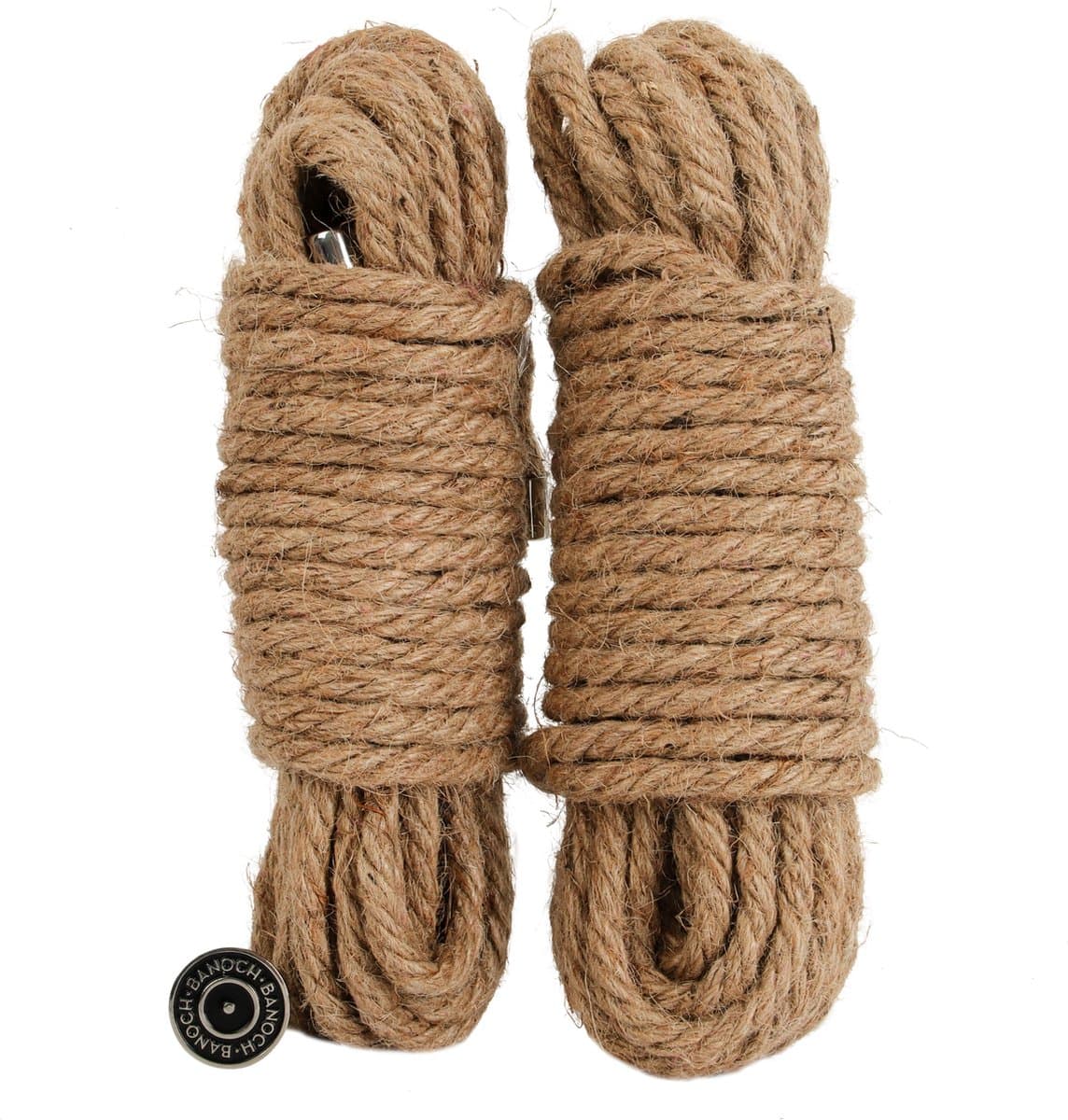 Banoch | bondagetouw Hennep 2 x 10 meter — afbeelding 1