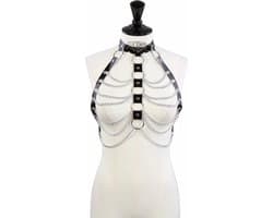 Fixxx - Kettingen Top - Lakleer - One Size - Zwart