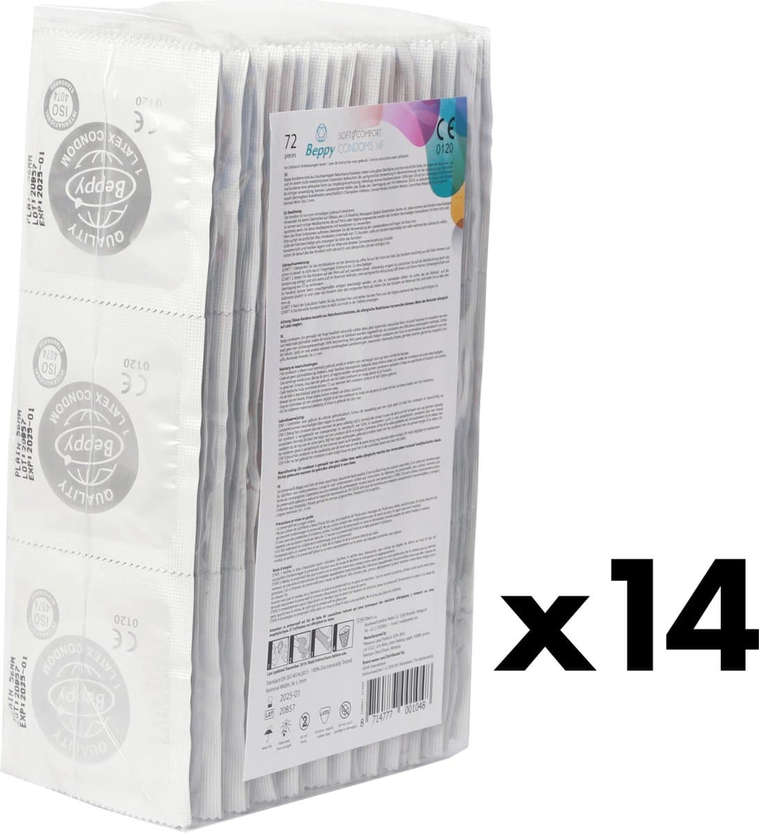 Beppy Condooms 1008 stuks - Maximale Bescherming en Comfort in Bulk verpakking — afbeelding 1