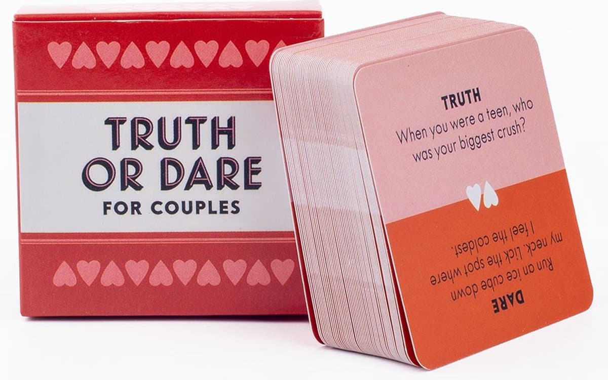 Truth Or Dare Spel - Waarheid Of Durven - Voor Koppels - Speelkaarten - Kaartspel - Rollenspel - Slaapkamer Spel - Erotisch Kaartspel - Intimiteits Kaarten - Mini Formaat - Couple Cardgame - Erotiek - Date Night - Geschenk - 51 Cards - — afbeelding 1