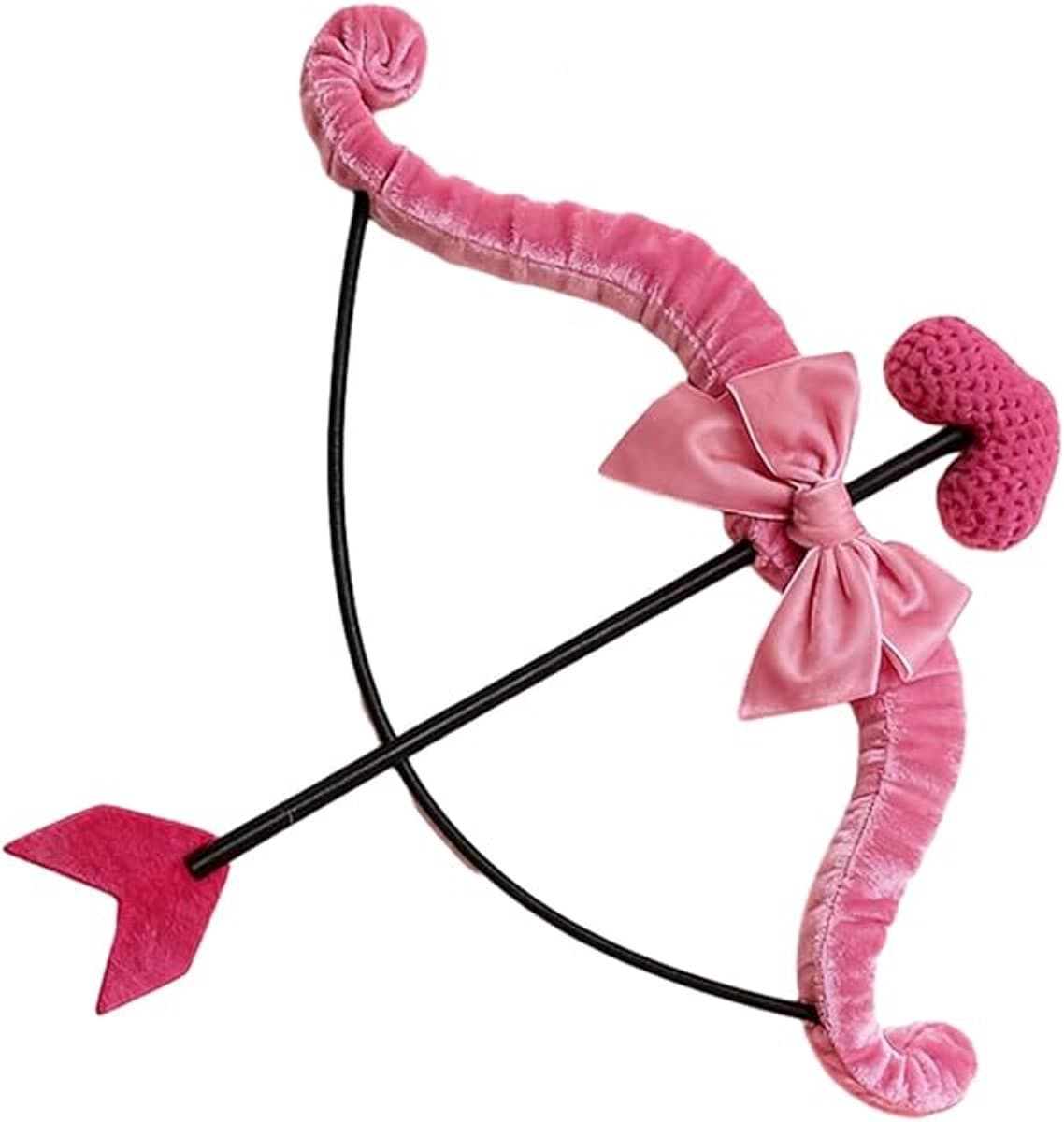 Cupido Boog en Pijlenset Voor Dames Mini Boog en Pijlen Valentijnsdag Accessoire Kostuum Rollenspel Feestdecoratie Romantisch Cadeau Fotoshoot Accessoires — afbeelding 1