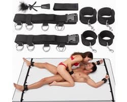 Luxe Universele Bed-Bondage Set - sex toys BDSM
