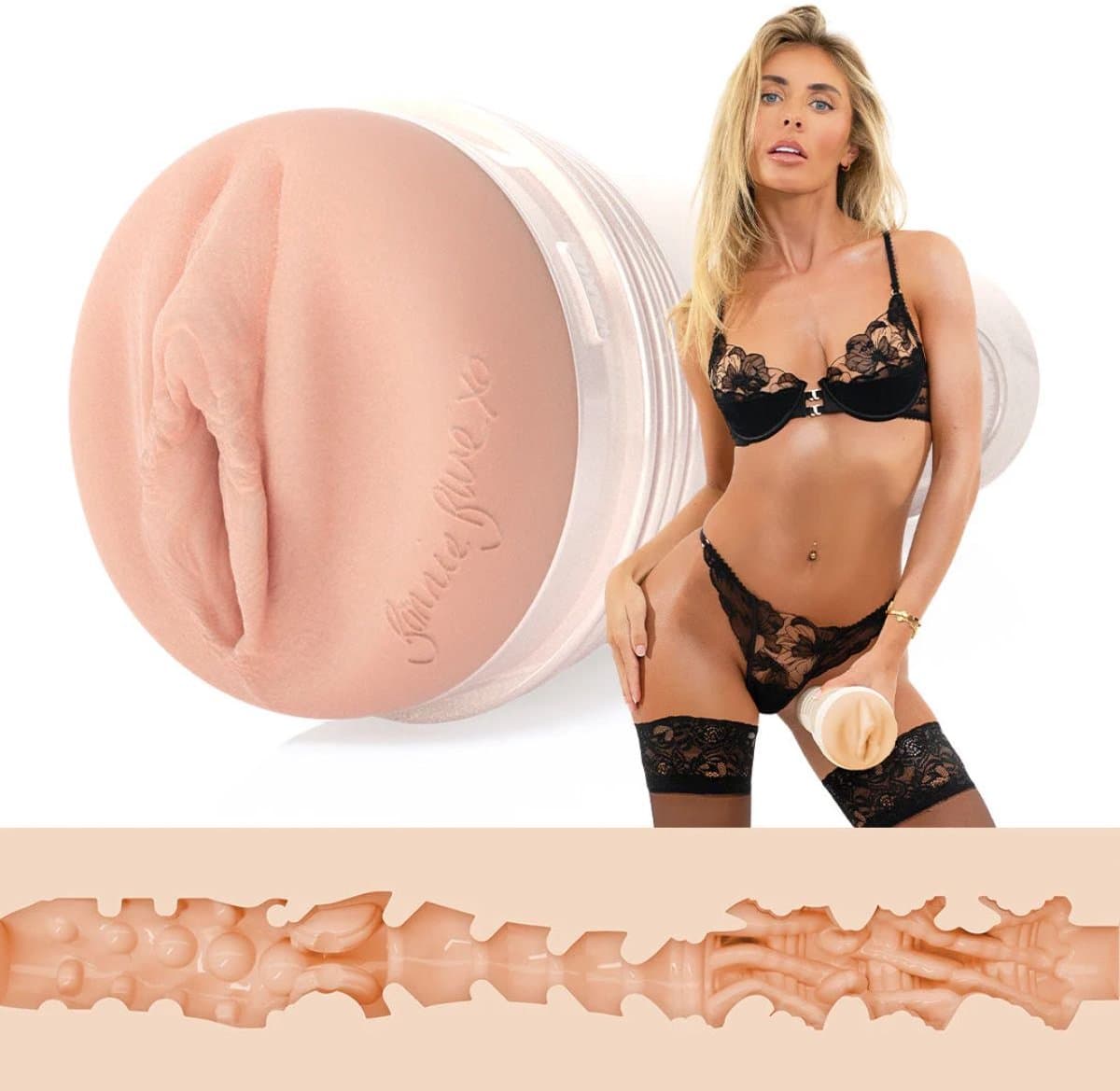 Fleshlight Girls - Bonnie Blue 1K Signature Vagina - Masturbator - Sekstoy voor mannen — afbeelding 1