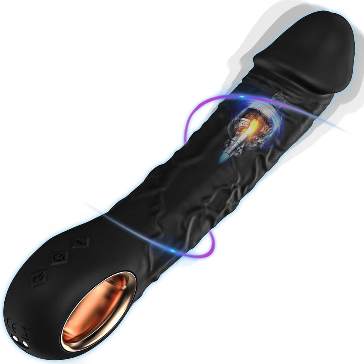 Lzwintrading - Dildo Vibrator Realistisch - Dildo Vibrator voor Vrouwen - Sex Toys voor Vrouwen Koppels - G Spot Vibrator met 10 Vibratie Standen- Clitoris Stimulator - Seksspeeltjes - Erotiek - Dildo XXL - Anale Speeltjes - 22CM — afbeelding 1