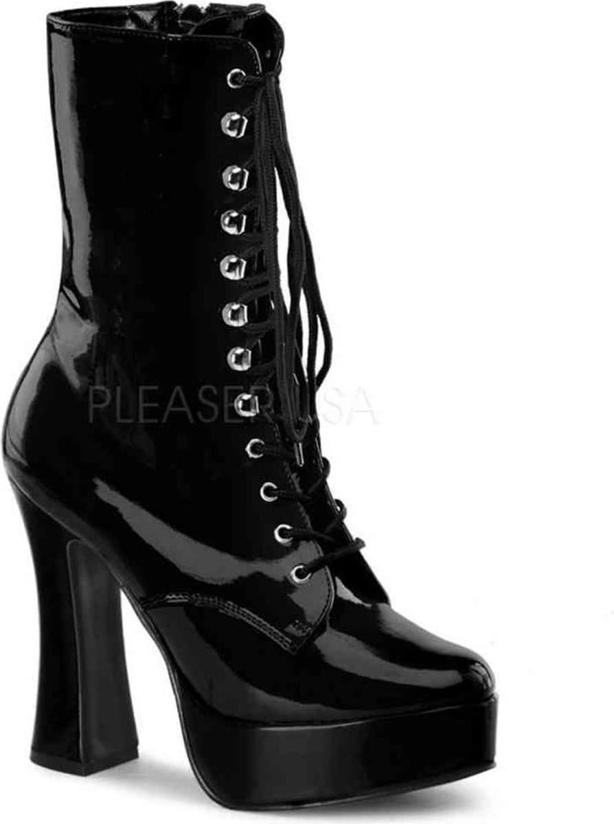 Pleaser - ELECTRA-1020 Plateau Laarzen - US 9 - 39 Shoes - Zwart — afbeelding 1