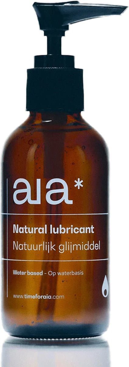 Aia* Natuurlijk Glijmiddel - 100 ml - Op waterbasis - Natural Lubricant, Lube - Gebruik voor vagina, penis, hand of anaal — afbeelding 1