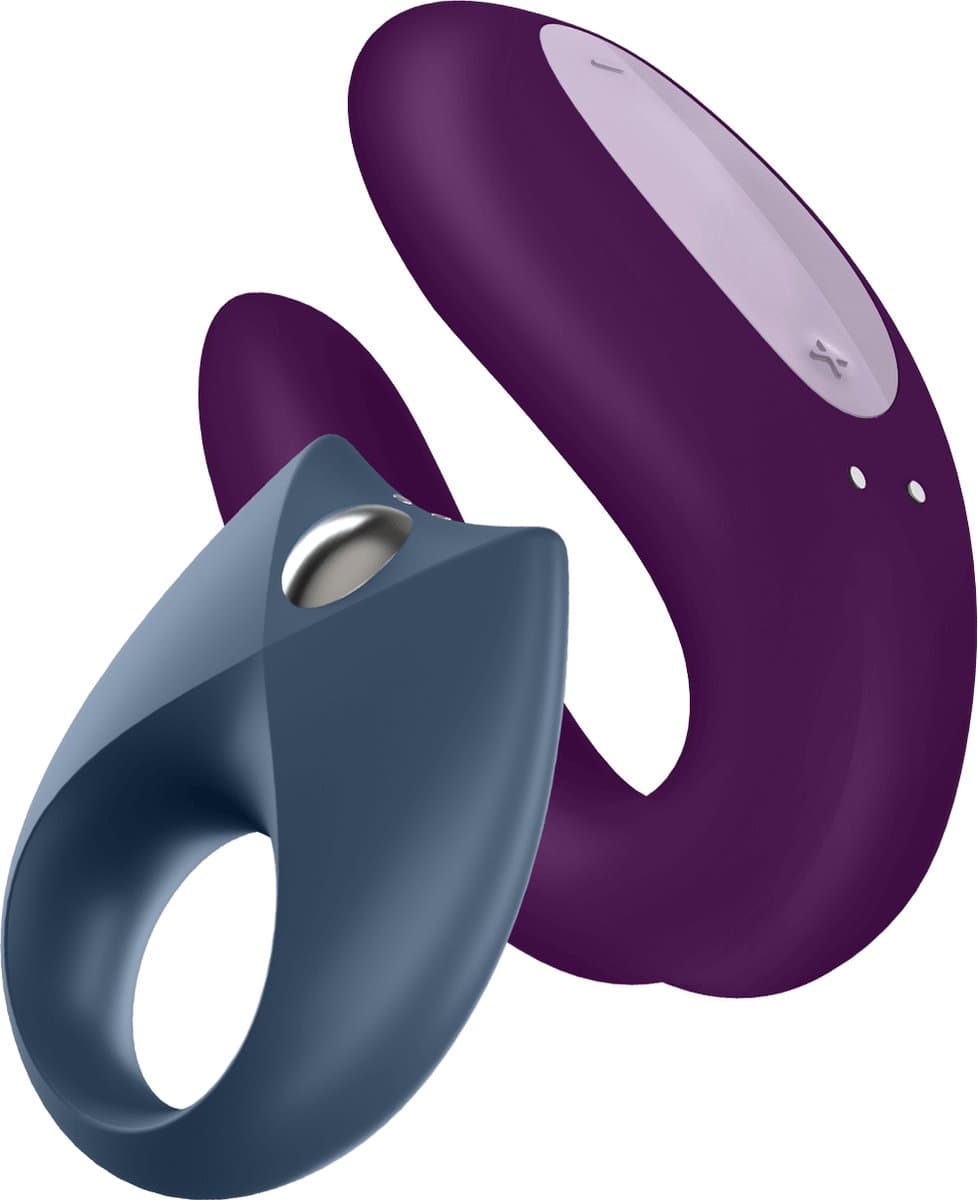 Satisfyer 'Partnerbox 2', incl. Apptoys, Double Joy, Royal One, oplaadbaar, waterdicht, huidvriendelijke siliconen — afbeelding 1