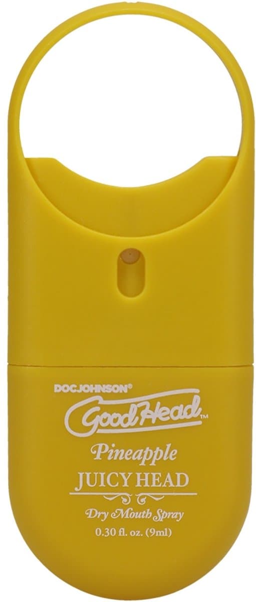 Doc Johnson - Juicy Head - Dry Mouth Spray To-Go - Pineapple - 0.3 fl oz / 9 ml — afbeelding 1