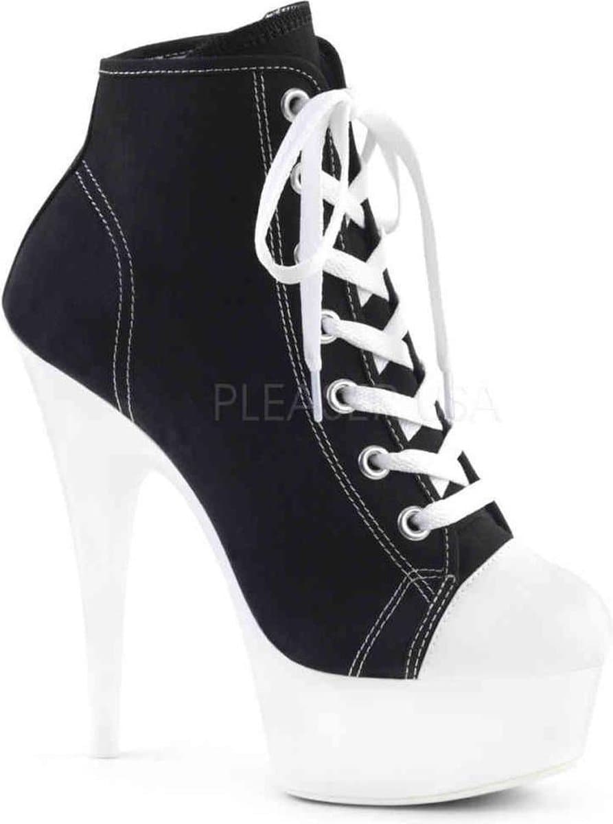 EU 42,5 = US 12 | DELIGHT-600SK-02 | 6 Heel, 1 3/4 PF Sneaker, Side Zip — afbeelding 1