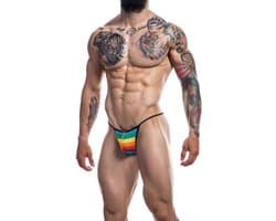 Cut4Men - Sexy Herenstring - Rainbow L