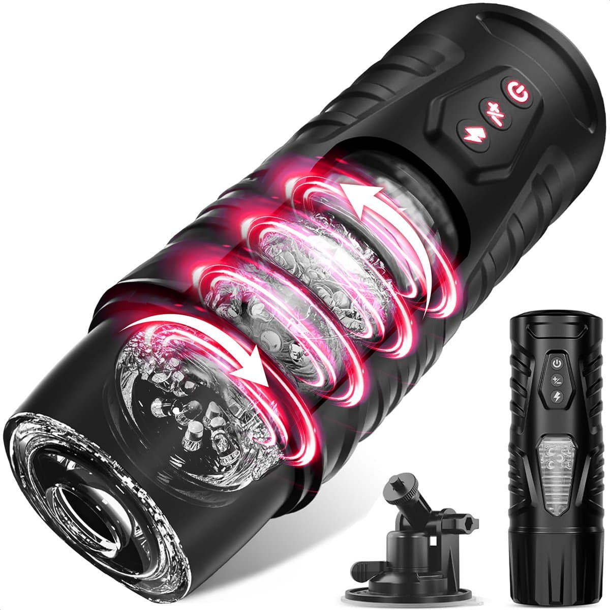 Jespro automatische Blowjob Simulator - 14 standen - Masturbator voor man - Voor mannen elektrisch - Verwarming - Sex toys - Penis vibrator - Vagina - Pocket pussy — afbeelding 1