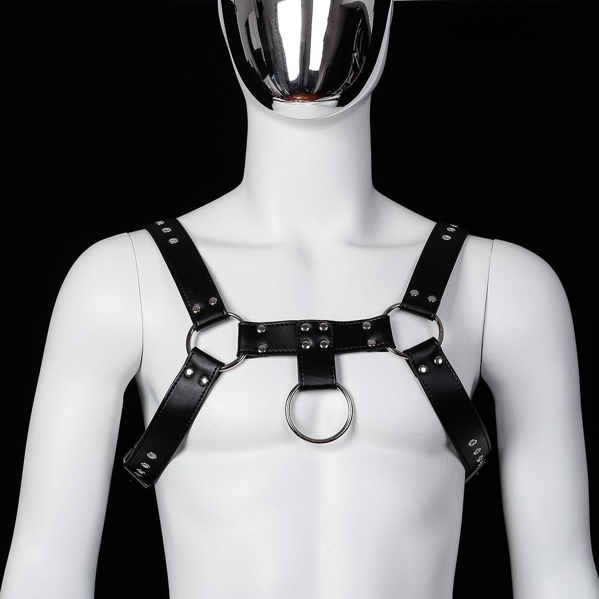 Banoch | Chest harness Raiden - pu leer harnas voor man — afbeelding 1