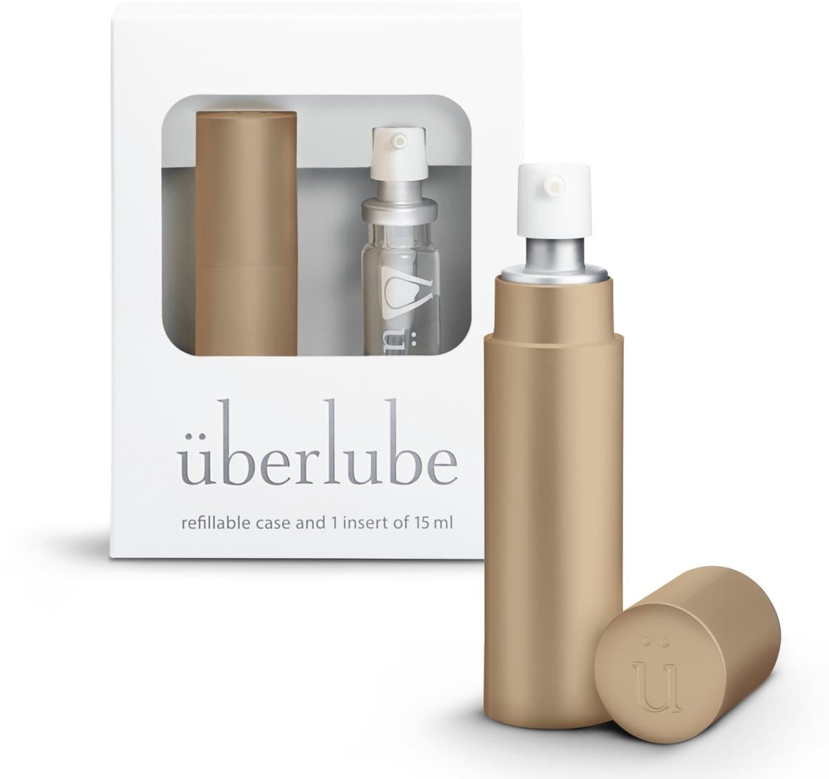 Überlube - Siliconen Glijmiddel Good-To-Go Reisverpakking - Gold — afbeelding 1