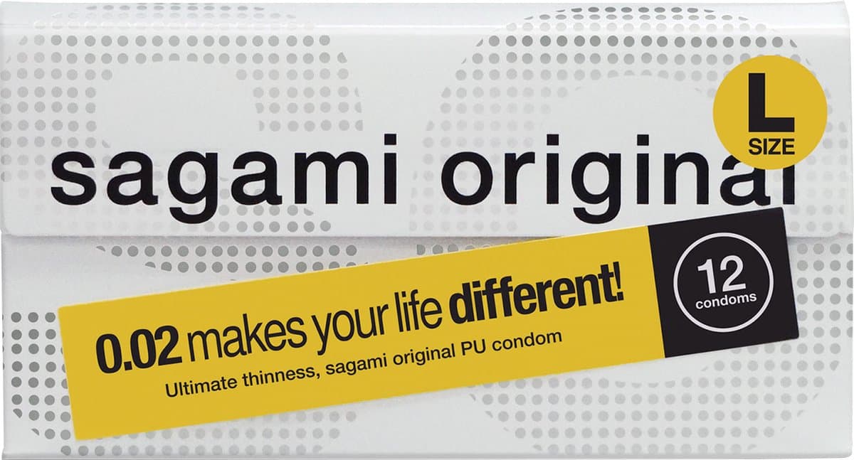 Sagami Original 0.02 L-size (2nd generation) ultradunne latexvrije condooms van polyurethaan — afbeelding 1