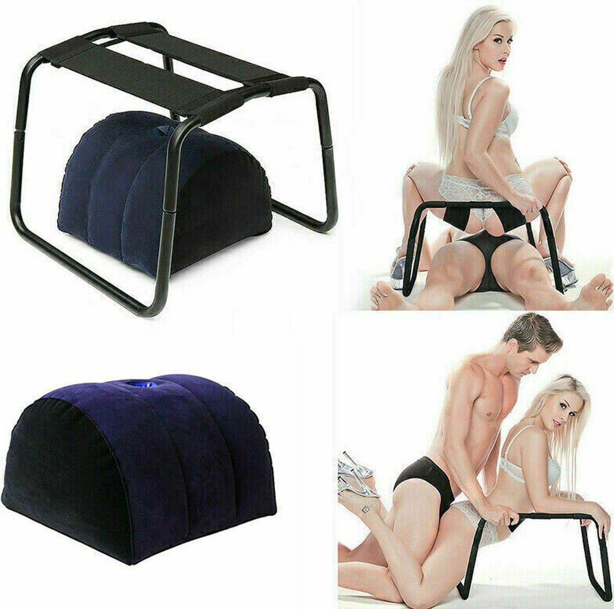 Seks stoel BDSM | Standjes en posities | Seks meubel | Inclusief driehoekig kussen | Bounce | Luxe materialen — afbeelding 1