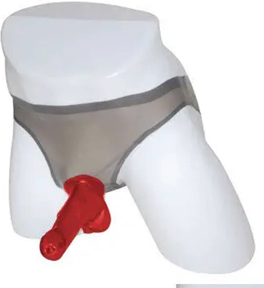 Kamasutra Latex Rubber slip met penis slurf - Fetisj - Kuisheidsonderbroek - Penis functie - BDSM - 100% Latex rubber - SM Short - Zeer goede kwaliteit — afbeelding 1