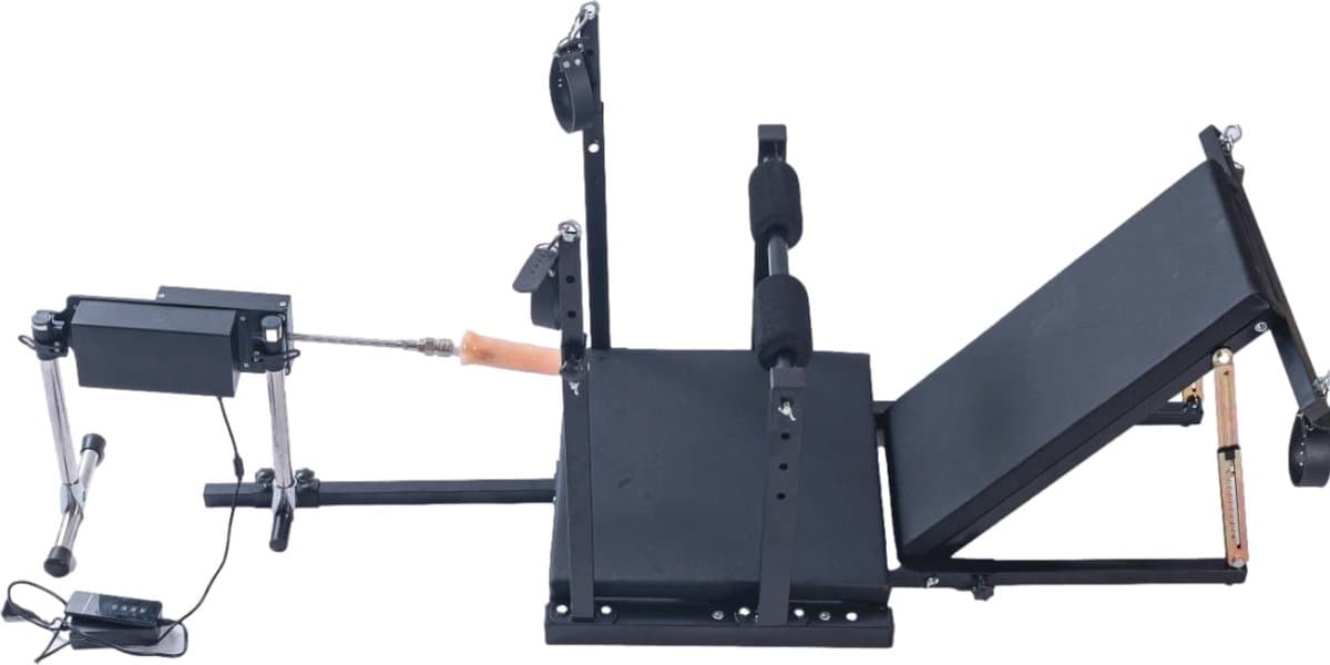 De Bevrijdende Squirt bondagemeubel met sexmachine - BDSM meubel- stille krachtige sexmachine - sexmachine met afstandsbediening - kinky - bondageset — afbeelding 1