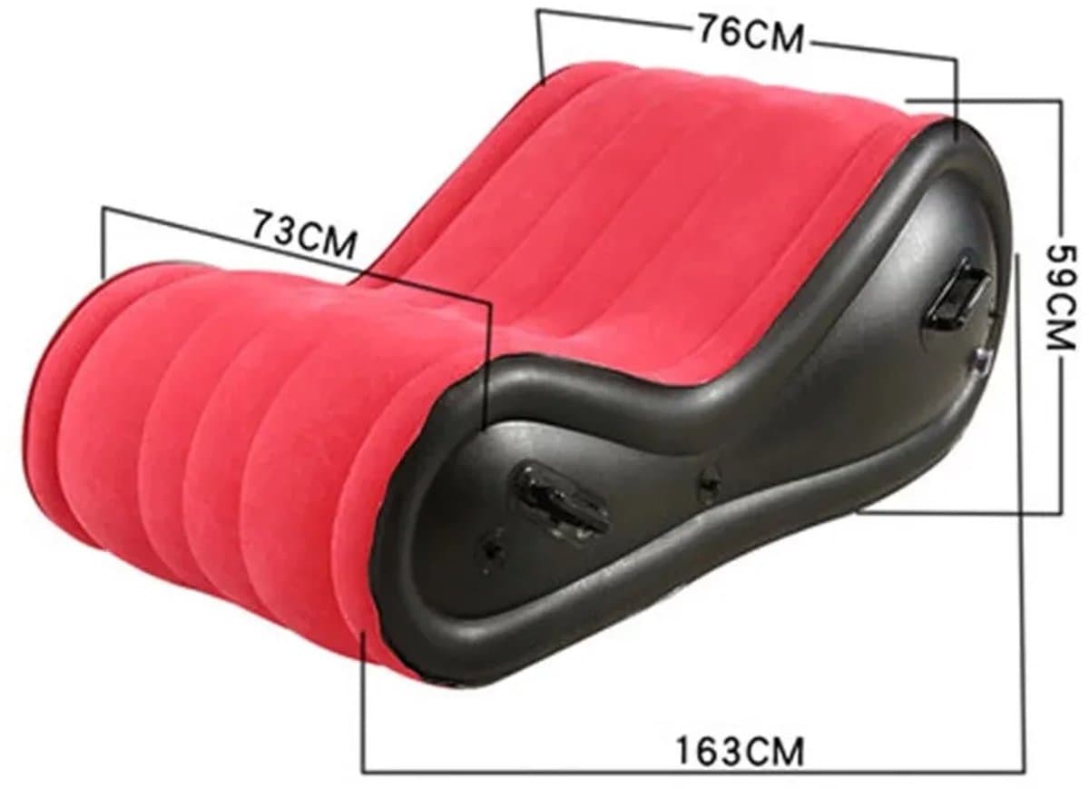 Sex Stoel - Sex Kussen - Sex Sofa - Stevig Sex Kussen - Sexmeubel - Sex Chair - Seks Stoel - Seksstoel 4 Riemen - Voor Mannen & Vrouwen - Seksspeeltjes - Seksspeeltjes Inclusief Handboeien - Bdsm Meubels — afbeelding 1