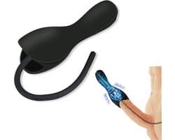 Vibrerende Masturbator met 3 Dilators - Eikel Vibrator - 10 Standen - Oplaadbaar - Zacht Siliconen - Vibrator voor Mannen