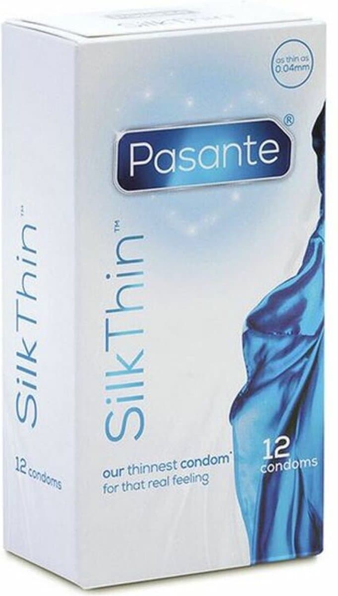 Pasante Silk Thin - Condooms - Ultra Dun - Natuurlijk Gevoel - 12 stuks — afbeelding 1
