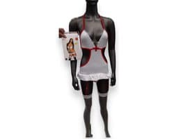 Body Pleasure Verpleegster-Stijl Outfit – Zoals Afgebeeld – Party & Thema Outfit