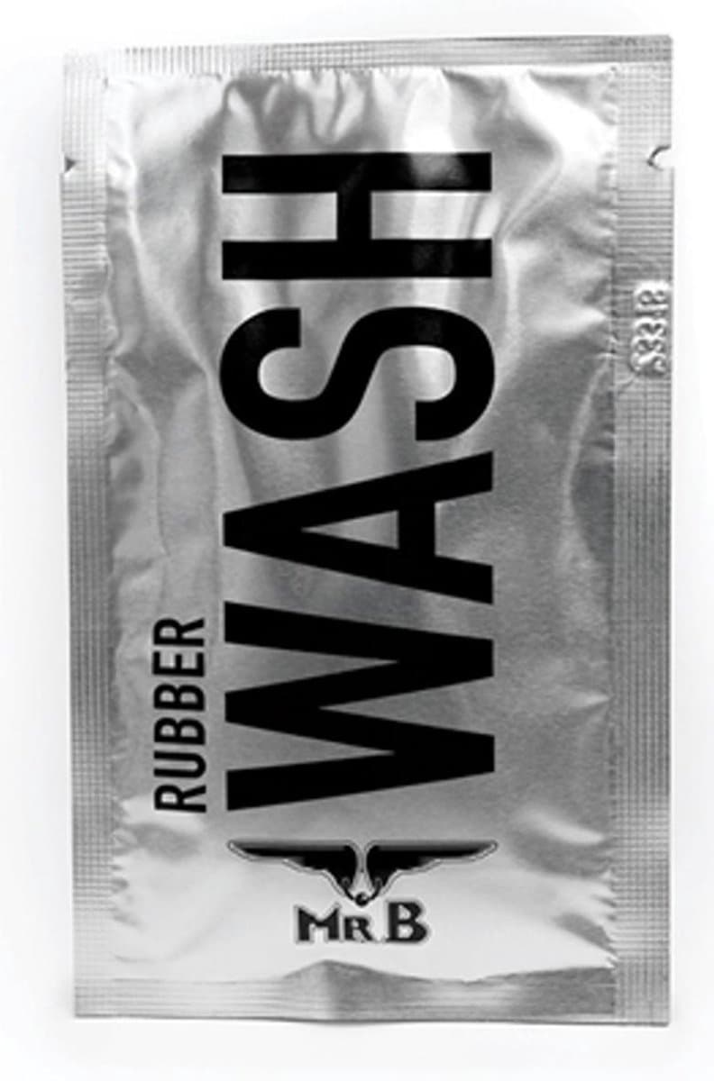 Mister b rubber wash a - inhoud 20 ml Sachet - handig voor op reis — afbeelding 1