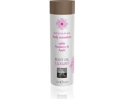 Luxe Eetbare Body Oil - Framboos & Appel