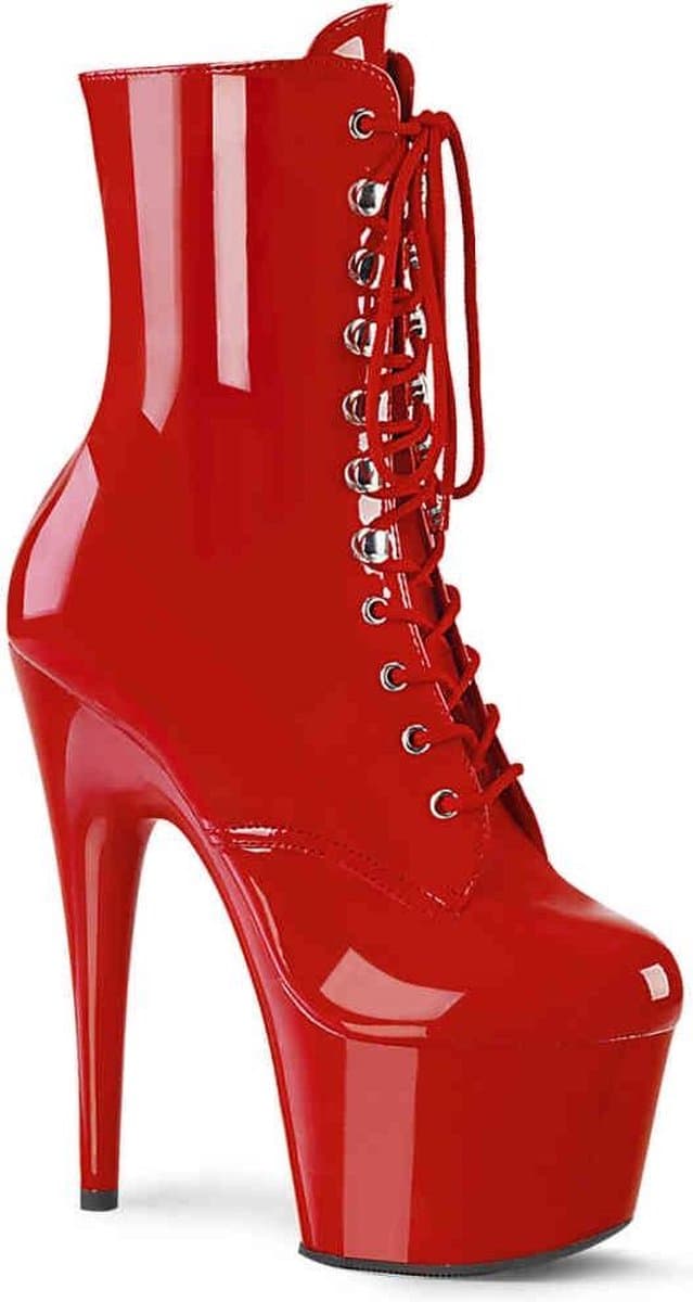 Pleaser Enkellaars -42 Shoes- ADORE-1020 Rood — afbeelding 1