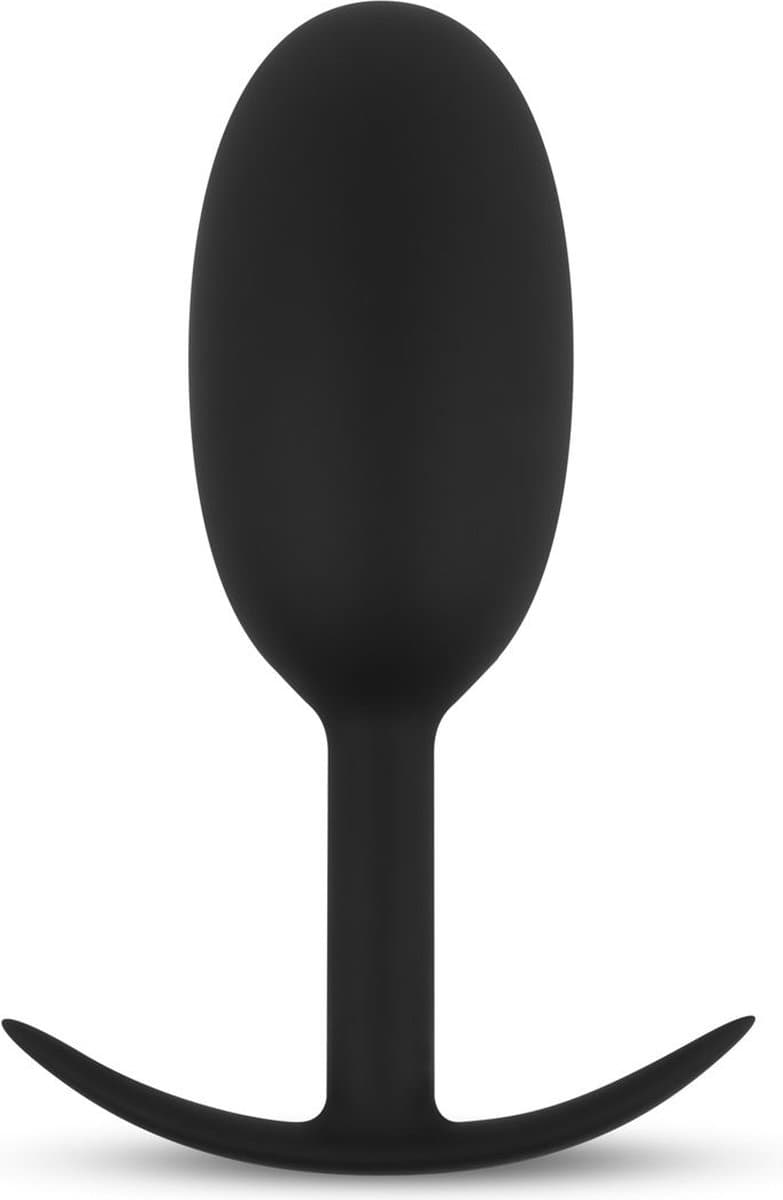 BUTTR - Heavy Duty Verzwaarde Buttplug met Zuignap - Buttplugs - Anal Plug - Sex Toys voor Vrouwen en Mannen - Seksspeeltjes - Zwart — afbeelding 1