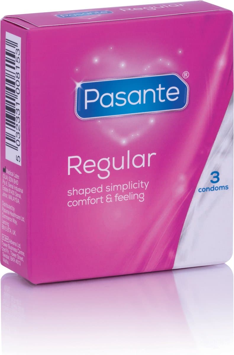 Pasante Regular - 3 stuks - Condooms — afbeelding 1