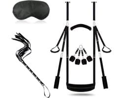 YOR® Sex Schommel - Sex Swing Extra Stevig – Seksschommel – Seksspeeltjes voor Koppel – Seks Schommel BDSM – Erotiek Toys - Sex Sling – Love Swing – Discreet Verpakt - Zwart - 35cm x 33cm x 13cm