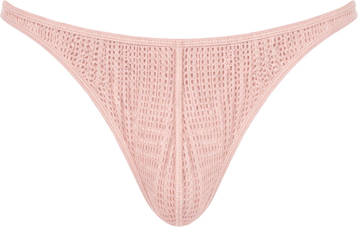 Barcode Berlin Thong Gor Rose - MAAT S - Erotisch Heren Ondergoed - String voor Man - Sexy mannen String — afbeelding 1