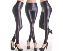 Panty Kunstleer Zwart - Legging - Leder - Mooi design - Hoogwaardige kwaliteit - Sexspelletjes voor mannen en vrouwen - Erotische kleding - Lingerie erotisch - Lingerie body sexy - Erotiek - Leatherlook - Bondage