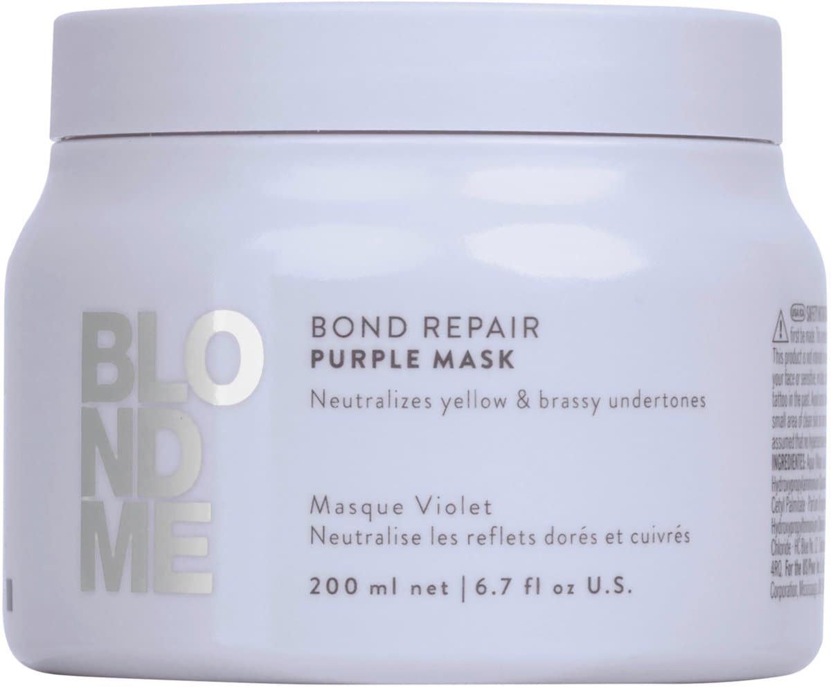 Schwarzkopf - BlondMe Bond Repair Purple Mask — afbeelding 1