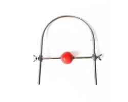 Verstelbare Gag Bal - Mondknevel - Rood - 4 Cm - RVS - BDSM