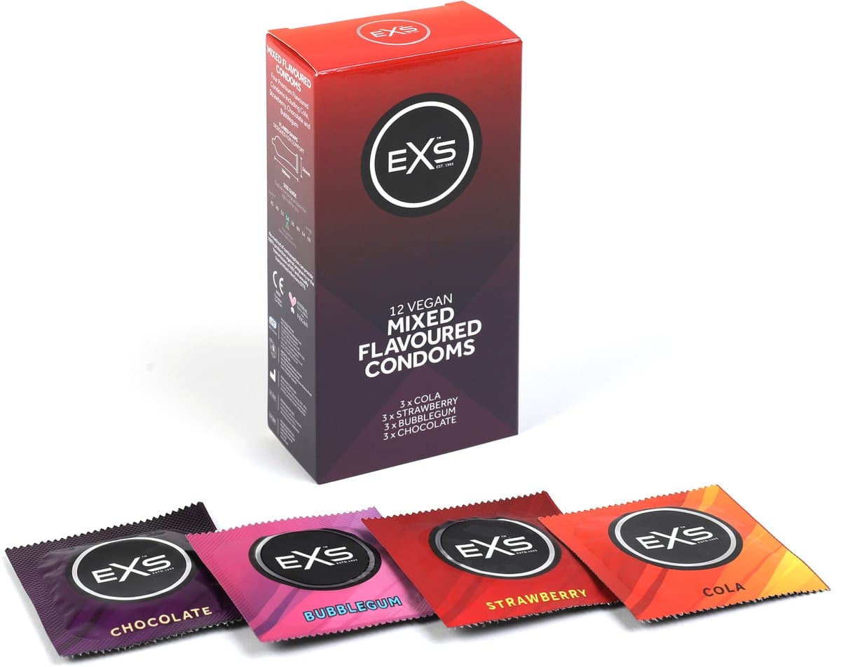 EXS Mix Flavoured 12 condooms — afbeelding 1