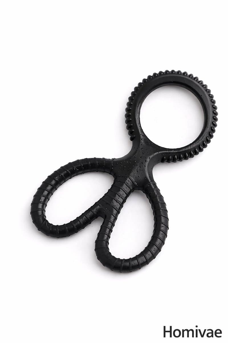 Homivae - Cockring met Ballenspreider – 2-in-1 Penisring & Scrotum Ring – Vertraagd Klaarkomen — afbeelding 1