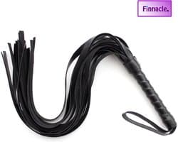 Finnacle - Erotische Zweep – BDSM – Seks zweep – Bondage – Sm zweepje – Leer – Zwart
